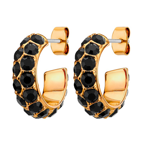 Серьги HEIDI SG BLACK Dyrberg Kern 450056