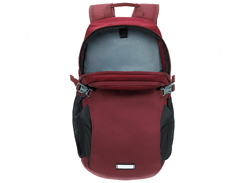 Туристический рюкзак TORBER КЕМПИНГ, бордовый, полиэстер, 26 х 48 х 12 см - рис 5.