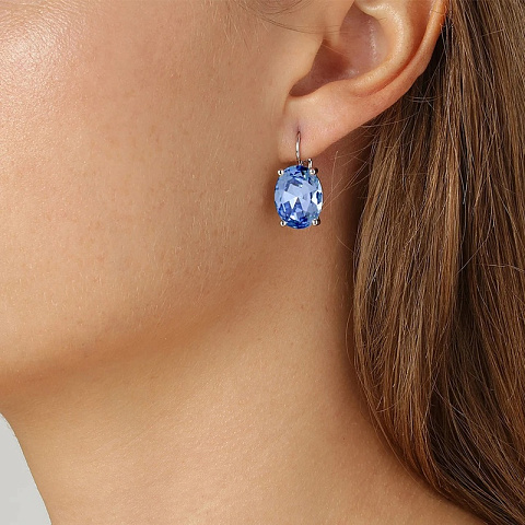 Серьги CHANTAL SS LIGHT BLUE Dyrberg Kern 440096 - рис 2.