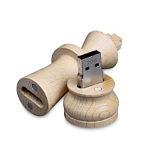 Флешка Ферзь на 32 Гб, натуральный