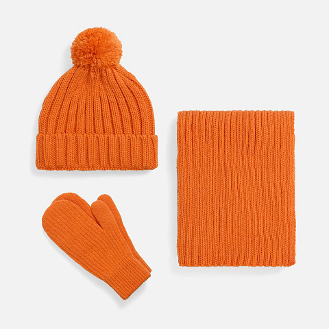 Шарф HappyGo, оранжевый - рис 9.