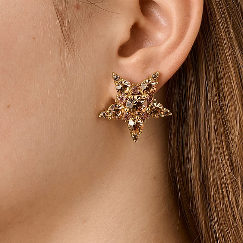 Серьги GEMINI SG GOLDEN Dyrberg Kern 450004 - рис 2.