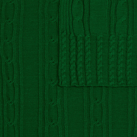 Плед Remitti, глубокий зеленый - рис 4.