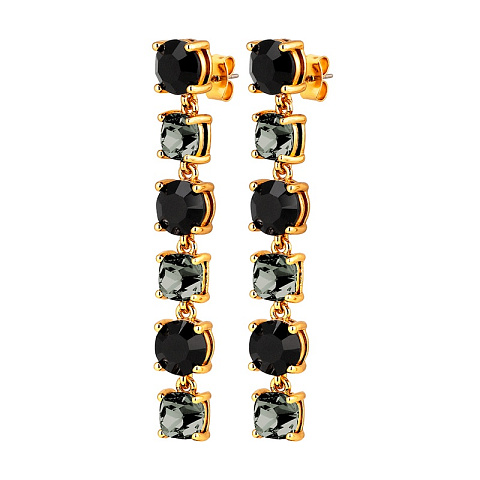 Серьги ECHO SG BLACK GREY