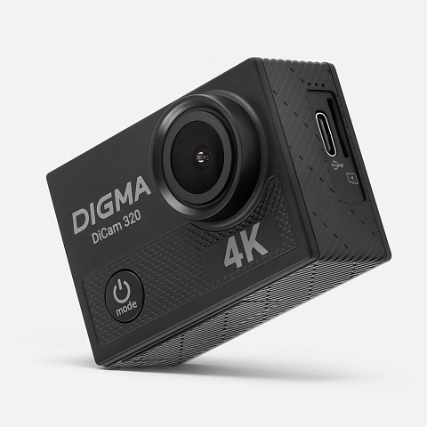 Экшн-камера Digma DiCam 320, черная - рис 2.