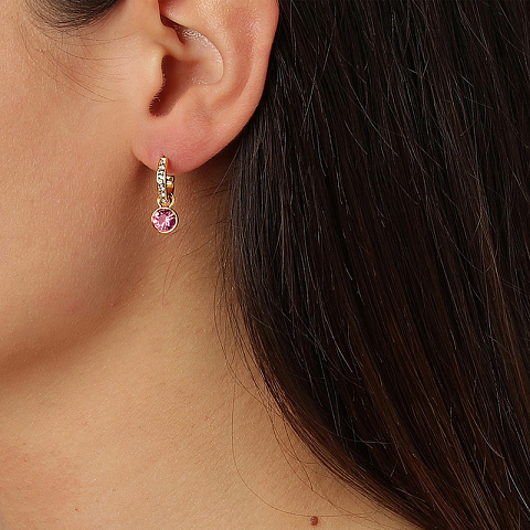 Серьги DESSA SG LIGHT ROSE Dyrberg Kern 380066 - рис 2.