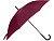 Зонт-трость Reviver с куполом из переработанного пластика, бордовый - миниатюра - рис 3.