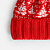 Шапка Holidale, красная с молочным - миниатюра - рис 3.