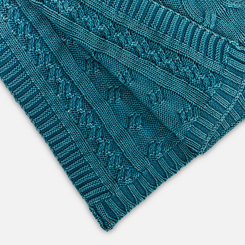 Плед Hygge, темно-зеленый - рис 5.