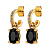 Серьги SOLENE SG BLACK - миниатюра