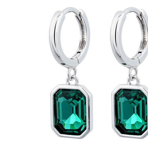 Серьги EMERALD Fiore Luna *ACE29031-04 - рис 3.