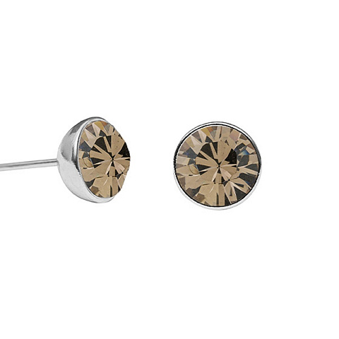Пусеты Greige Fiore Luna SWE298 GR S - рис 3.