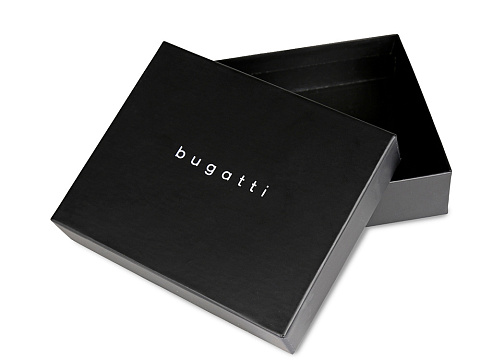 Портмоне BUGATTI ЧЕРНАЯ МАГИЯ | BLACK MAGIC, с защитой данных RFID, черное, натуральная кожа козы, 11,5х2х9 см - рис 8.