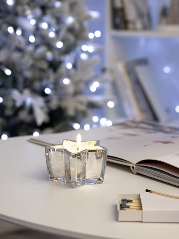 Свеча Wishlight, серебристая - рис 6.