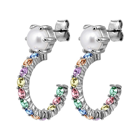 Серьги ESPRIT SS PASTEL / WHITE PEARL
