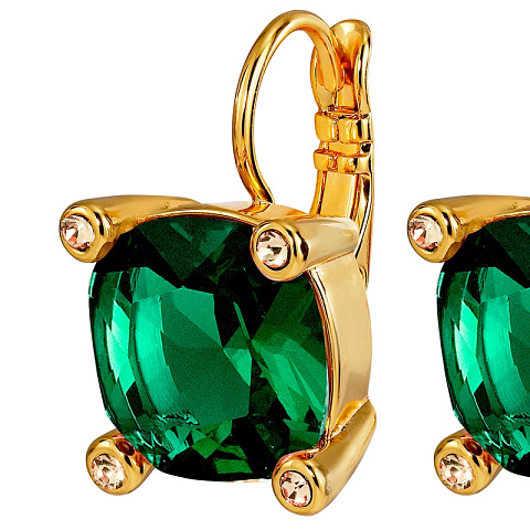 Серьги TANA SG EMERALD GREEN Dyrberg Kern 450118 - рис 2.