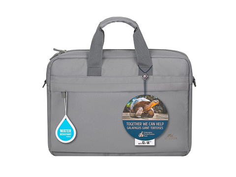 RIVACASE 8234 light grey сумка для ноутбука 13,3-14 / 6 - рис 16.