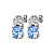 Серьги BECKIA SS LIGHT SAPPHIRE Dyrberg Kern 460071 - миниатюра