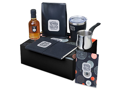 Подарочный набор Re:y. Routine с туркой, термокружкой и кофе