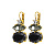 Серьги PARSANA SG BLACK_GREY Dyrberg Kern 470011 - миниатюра