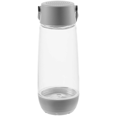 Бутылка для воды Torsta Light с колонкой и светильником, серая - рис 2.