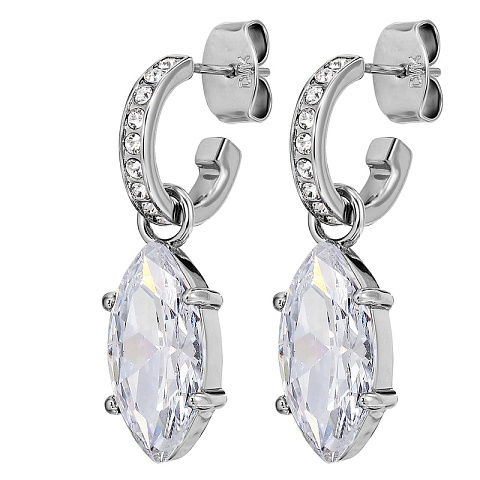 Серьги JUNIPE SS CRYSTAL Dyrberg Kern 470003 - рис 3.