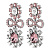 Серьги LILLIAN SS ROSE/CRYSTAL Dyrberg Kern 440079 - миниатюра - рис 3.