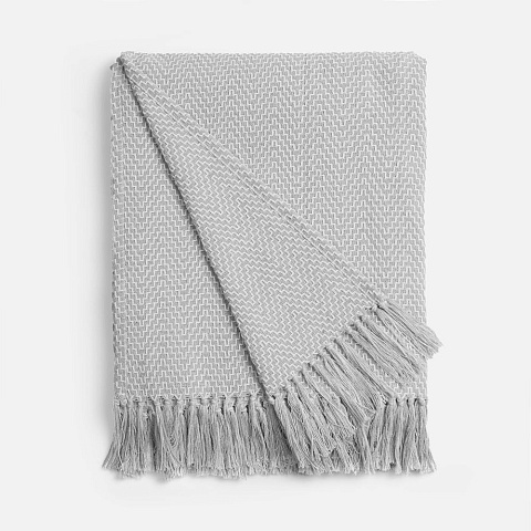 Плед Saltoro, светло-серый - рис 4.