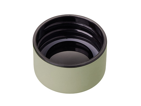 Термос Scout софт-тач, тубус, оливковый - рис 4.