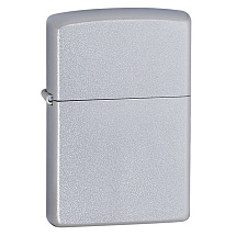 Зажигалка ZIPPO Classic с покрытием Satin Chrome™, латунь/сталь, серебристая, матовая, 38x13x57 мм