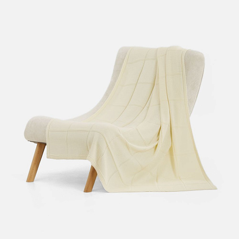 Плед Chainfield, белый (молочный) - рис 3.