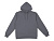 Толстовка с капюшоном оверсайз Lisbon унисекс, темно-серый - миниатюра - рис 17.