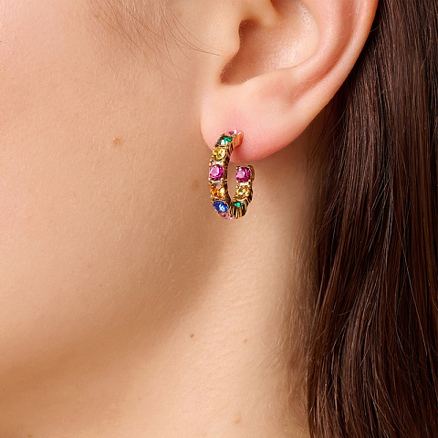 Серьги RAQUEL SG RAINBOW Dyrberg Kern 470116 - рис 2.