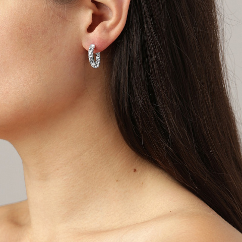 Серьги RAQUEL SS CRYSTAL Dyrberg Kern 460066 - рис 2.