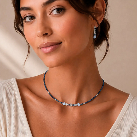 Колье Light Blue-Silver - рис 3.