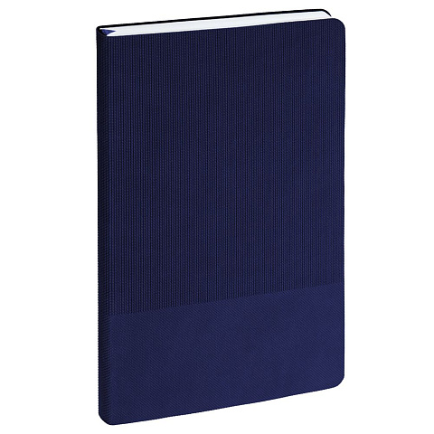 Ежедневник Knit, недатированный, темно-синий - рис 4.