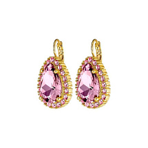 Серьги FIORA SG LIGHT ROSE Dyrberg Kern *440065