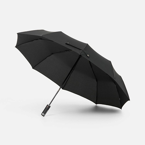 Зонт складной Regenfall, черный - рис 2.