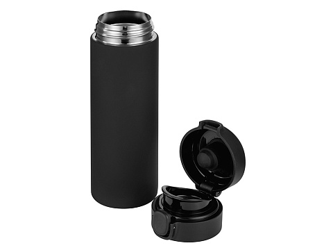 Вакуумная термокружка Waterline c кнопкой Guard, 400 мл, белый - рис 2.