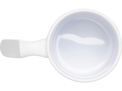 Кружка матовая с прямой ручкой Axio, 360 мл, белый - рис 5.