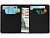 Картхолдер с отделением для бумажных денег Favor, черный - миниатюра - рис 4.