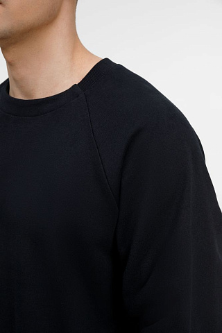 Свитшот унисекс Avenu, черный - рис 10.