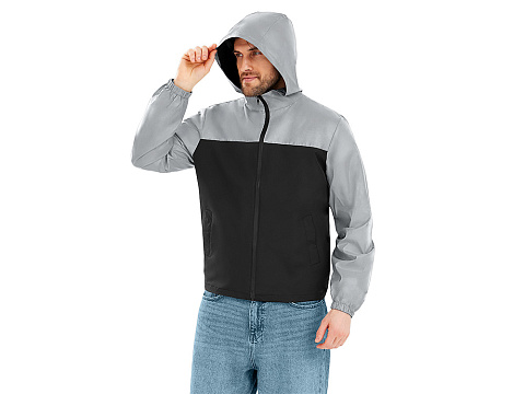 Ветровка светоотражающая Рефлектор гибрид, светоотражающий/черный - рис 5.