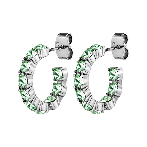 Серьги RAQUEL SS LIGHT GREEN