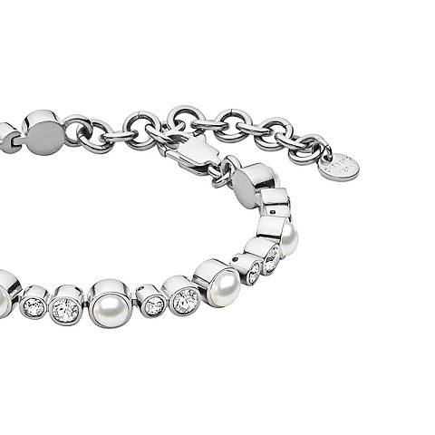 Браслет SACHA SS WHITE PEARL Dyrberg Kern 352174 - рис 3.