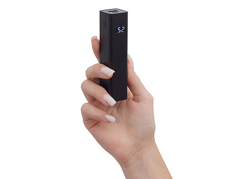 Внешний аккумулятор Rail, 5000 mAh, черный - рис 7.