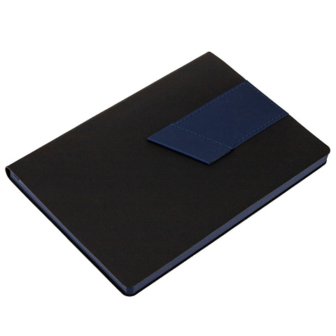 Ежедневник Bookmark, недатированный, черный с синим - рис 4.