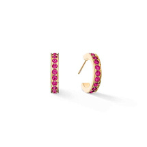 Серьги Pink-Gold Coeur de Lion 0127/21-0416