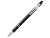 Kish шариковая ручка с серебристой отделкой - сплошной черный (синие чернила) - миниатюра