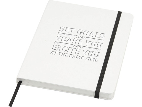 Holm блокнот формата А5 из каменной бумаги с линованными страницами - Белый - рис 6.